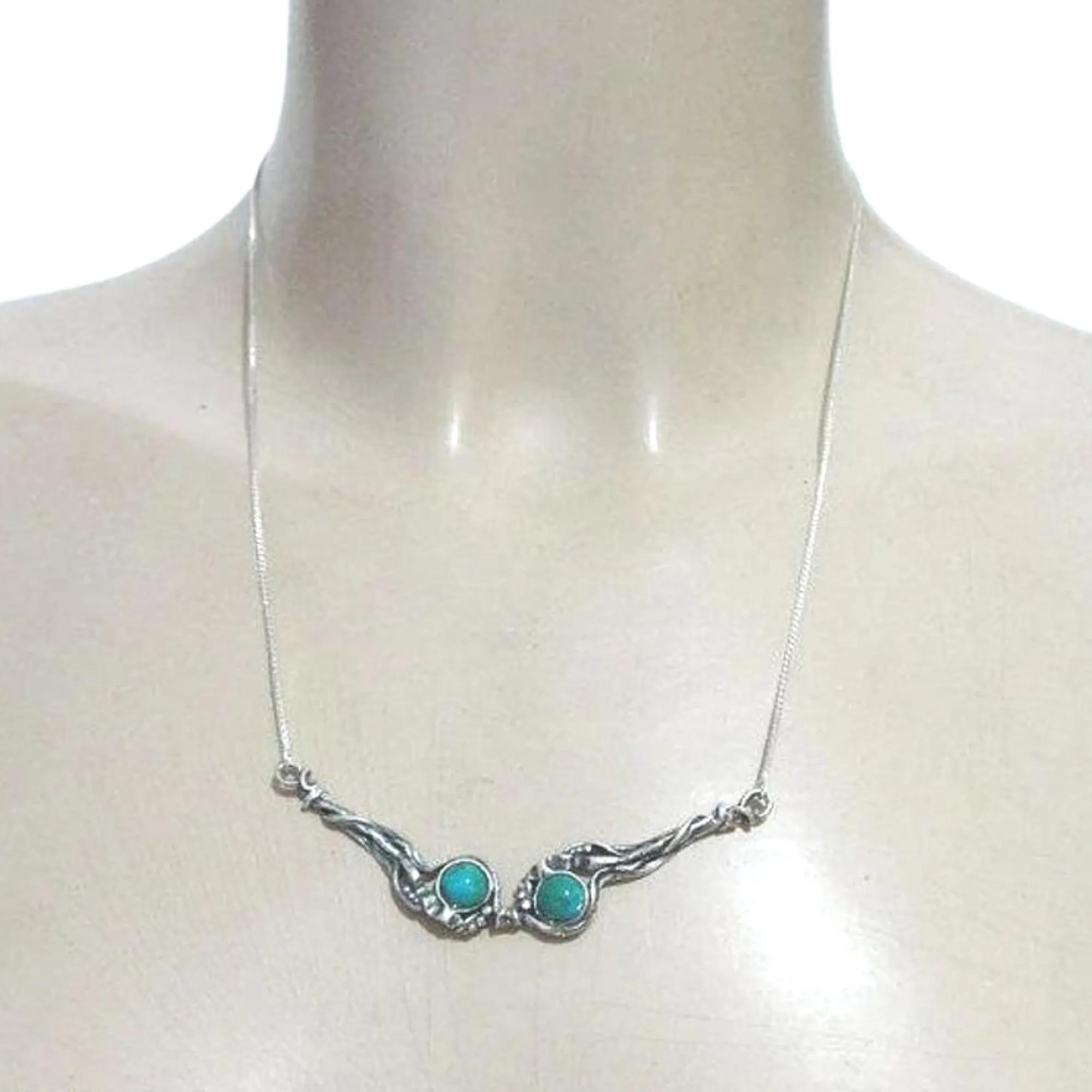 Sterling Silver & turquoise Necklace