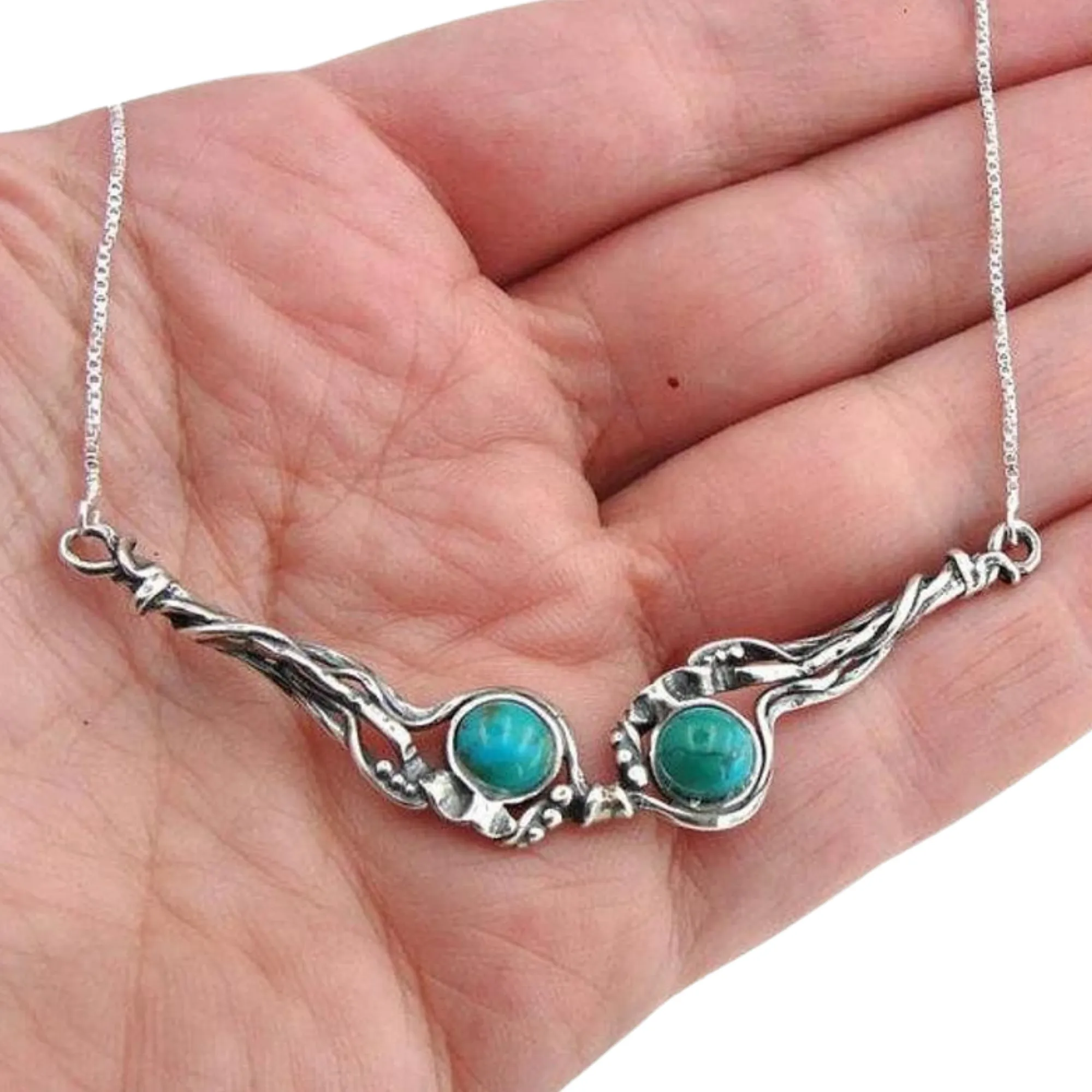 Sterling Silver & turquoise Necklace