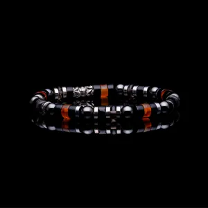 The Gladiator | Onyx, Hematite Beaded Bracelet