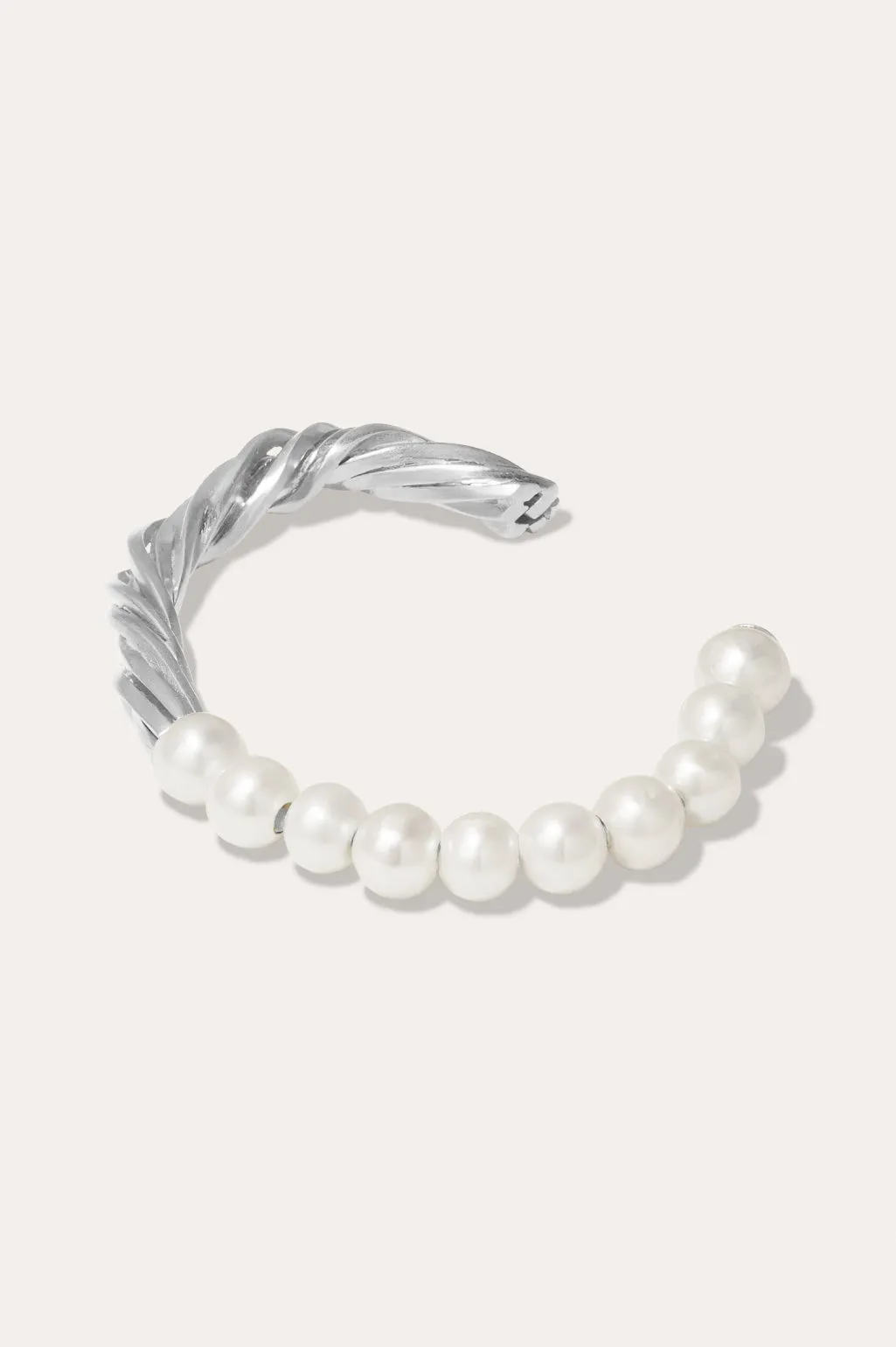 The State We're In - Pearl and Platinum Plated Cuff