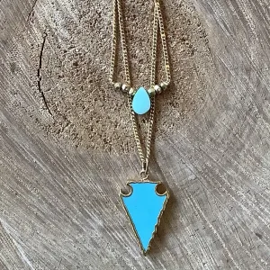 Tiered Arrowhead Necklace
