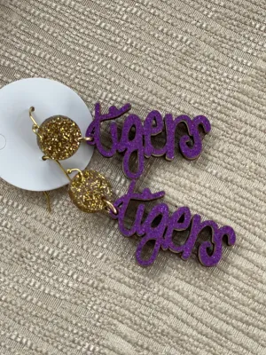 Tiger earrings