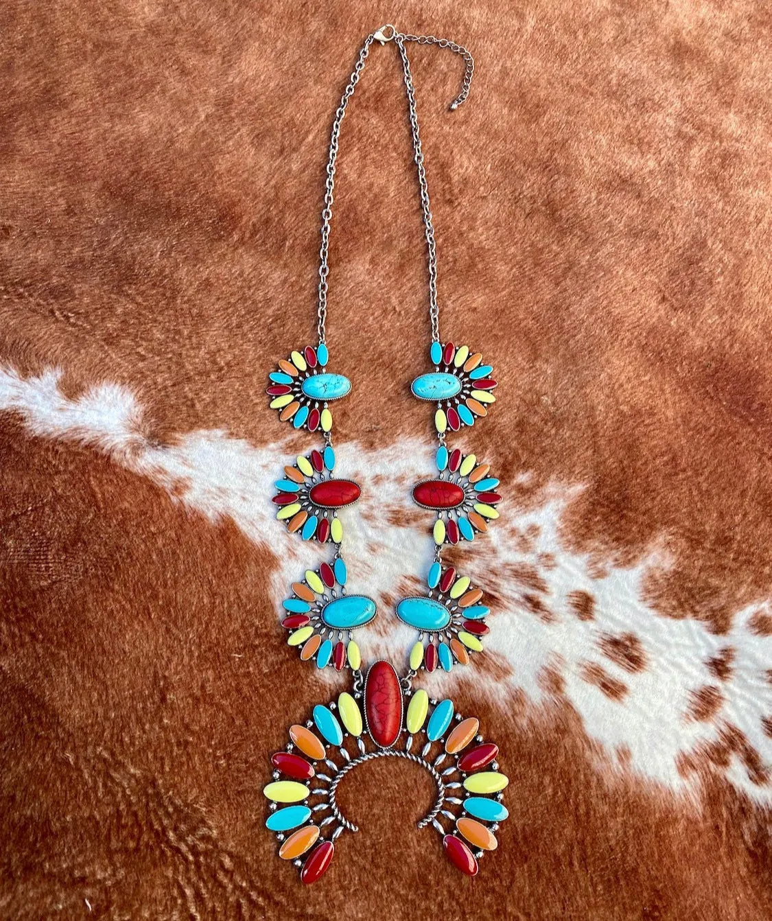 Western Squash Blossom Necklace