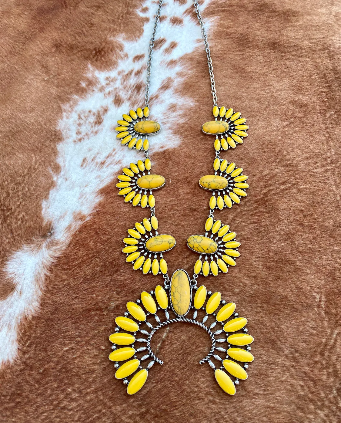 Western Squash Blossom Necklace