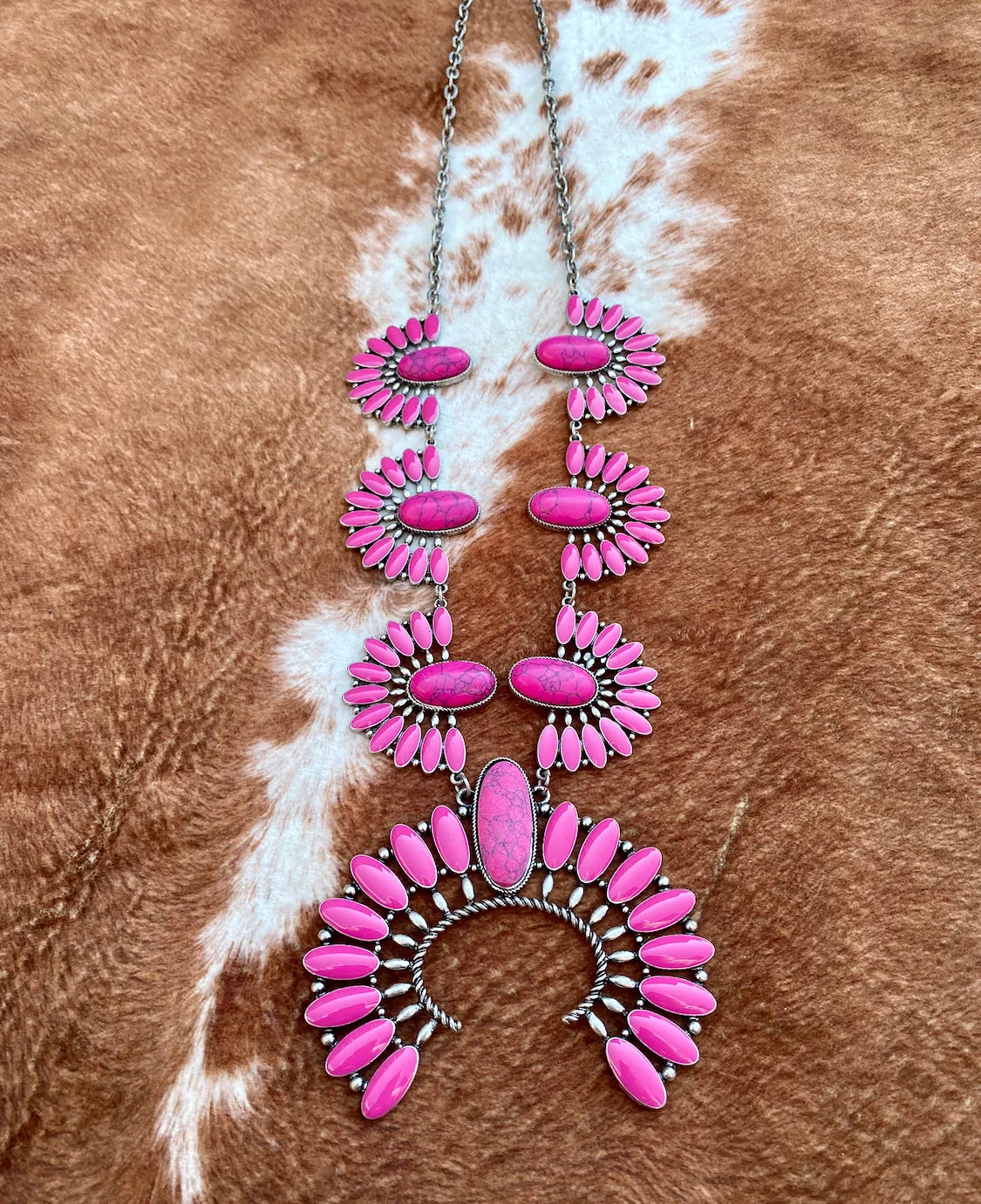 Western Squash Blossom Necklace